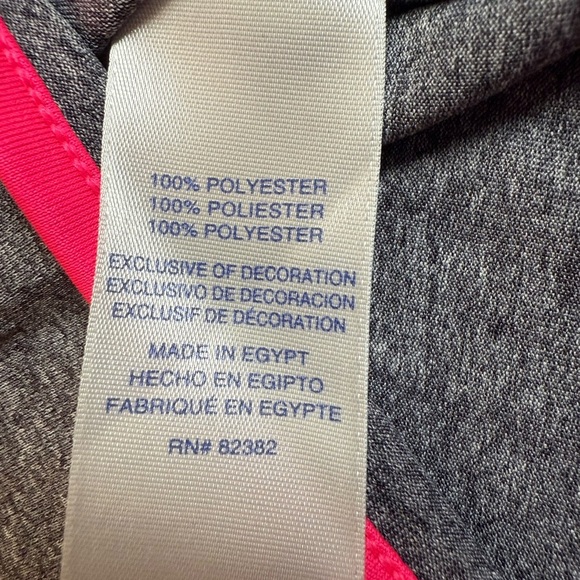 Champion Kids Tank Top in Gray with Pink Accents - Picture 5 of 6